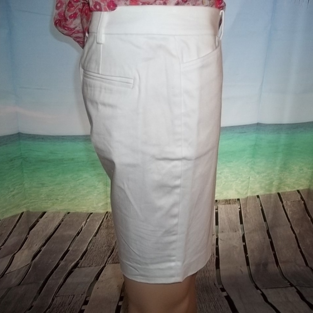Ralph Lauren Womens'White Dress Shorts-2Petite,New - Picture 4 of 8
